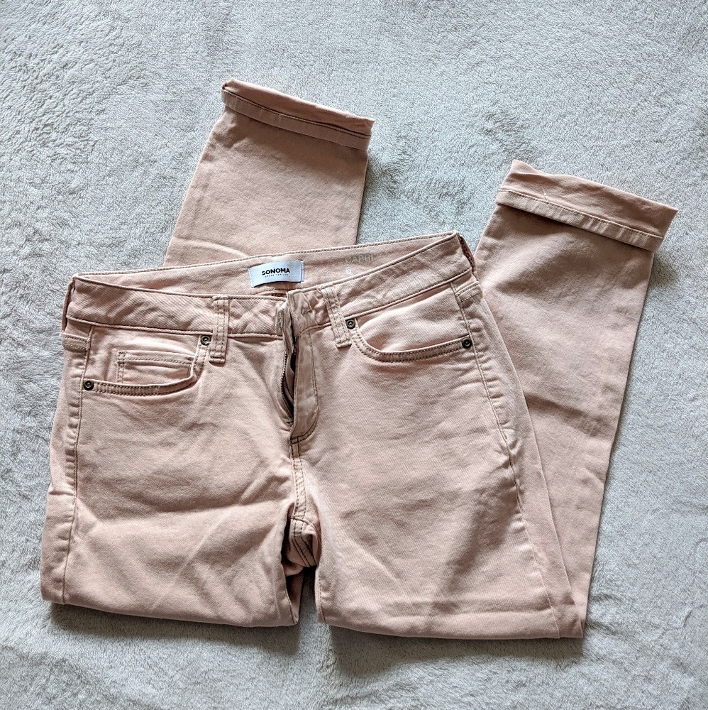 Sonoma - Pink Capris *worn once*